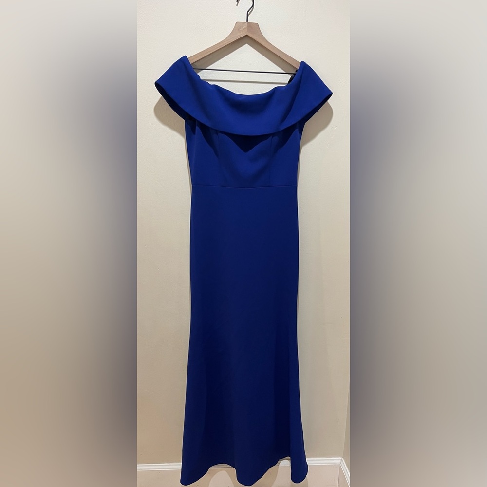 Aqua Royal Blue Maxi Dress
